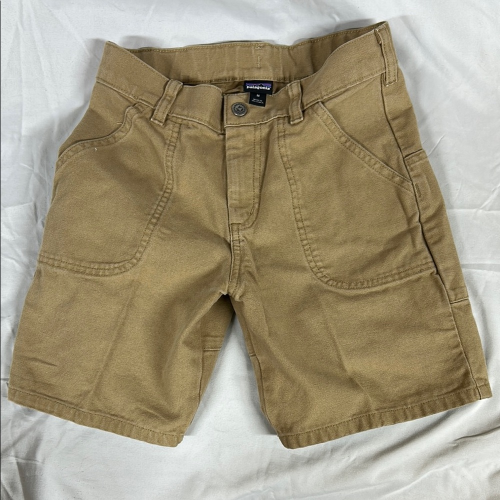 Boys Patagonia Stand Up  Tan Shorts